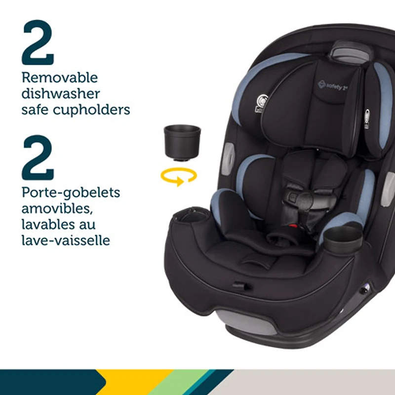 Siège d'auto 3-en-1 convertible Grow and Go de Safety 1st - Noir et bleu Lakesport