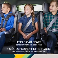 Siège rehausseur tout-en-un EverSlim de Safety 1st - Noir Hexagon Horizon