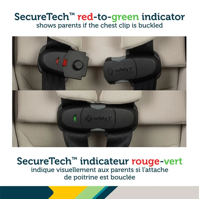 Siège rehausseur tout-en-un EverSlim de Safety 1st - Beige Dunes Edge