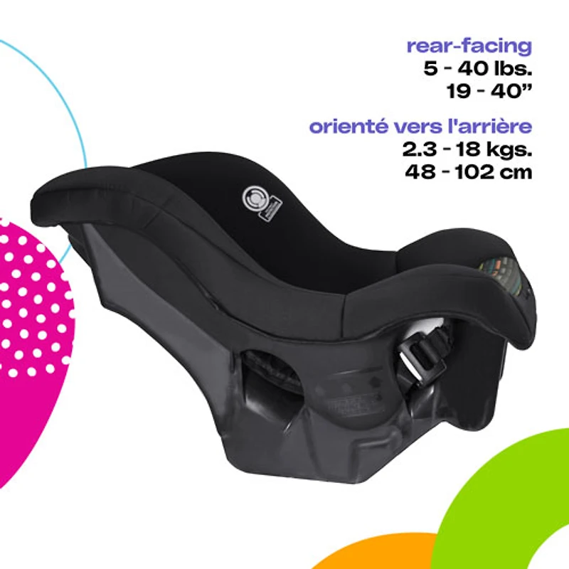 Siège rehausseur convertible 3-en-1 à dossier haut Scenera NEXT de Cosco Kids - Losanges