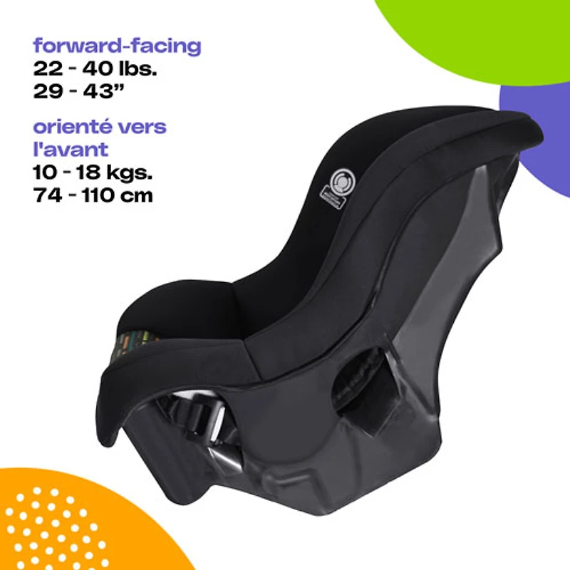 Siège rehausseur convertible 3-en-1 à dossier haut Scenera NEXT de Cosco Kids - Losanges