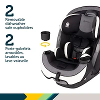 Safety 1st Grow and Go 3-in-1 Convertible Car Seat - Gainsboro