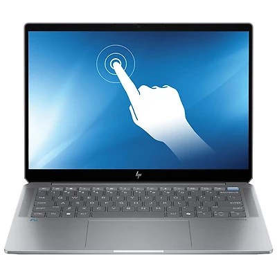 HP OmniBook Ultra 14" Touchscreen Gen AI PC Laptop - Meteor silver (AMD Ryzen AI 9 365/32GB RAM/2TB SSD/Win11)