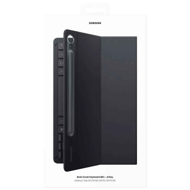 Étui-clavier mince de Samsung pour Galaxy Tab S10 FE/S10 Lite/S9/S9 FE - Noir