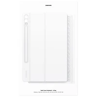 Étui-clavier de Samsung pour Galaxy Tab S10+/S9+/S9FE+(Plus) - Blanc