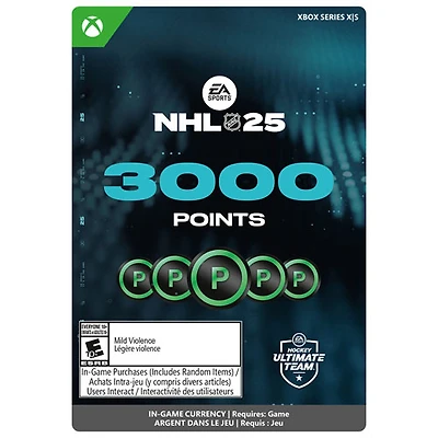 EA Sports NHL 25 3000 Points (Xbox Series X|S) - Digital Download