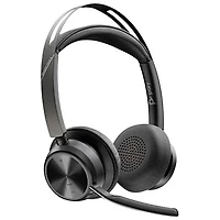 HP Poly Poly Voyager Focus 2 On-Ear Noise Cancelling Bluetooth Headset - Black