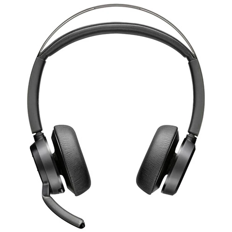 HP Poly Poly Voyager Focus 2 On-Ear Noise Cancelling Bluetooth Headset - Black