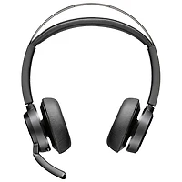 HP Poly Poly Voyager Focus 2 On-Ear Noise Cancelling Bluetooth Headset - Black