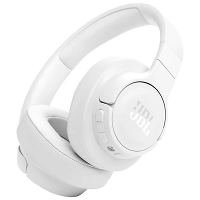 Casque d'écoute Bluetooth à suppression du bruit Tune 770NC de JBL - Blanc
