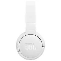 Casque d'écoute Bluetooth à suppression du bruit Tune 670NC de JBL - Blanc