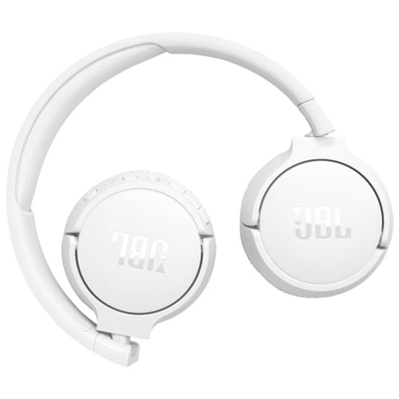 Casque d'écoute Bluetooth à suppression du bruit Tune 670NC de JBL - Blanc