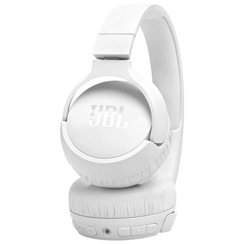 Casque d'écoute Bluetooth à suppression du bruit Tune 670NC de JBL - Blanc