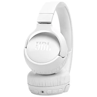 Casque d'écoute Bluetooth à suppression du bruit Tune 670NC de JBL - Blanc