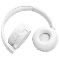 Casque d'écoute Bluetooth à suppression du bruit Tune 670NC de JBL - Blanc