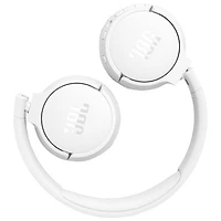 Casque d'écoute Bluetooth à suppression du bruit Tune 670NC de JBL - Blanc
