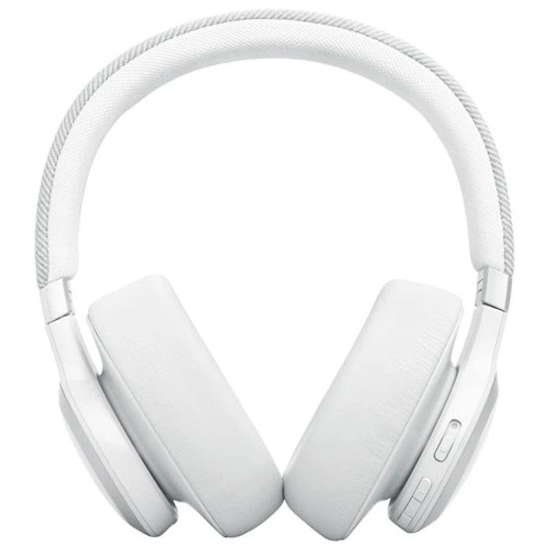Casque d'écoute Bluetooth à suppression du bruit Live 770NC de JBL - Blanc