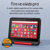 Tablette 8 po 32 Go FireOS Fire HD 8 Kids Pro (2024) d'Amazon avec étui mince à l'épreuve des enfants - Marvel Avengers