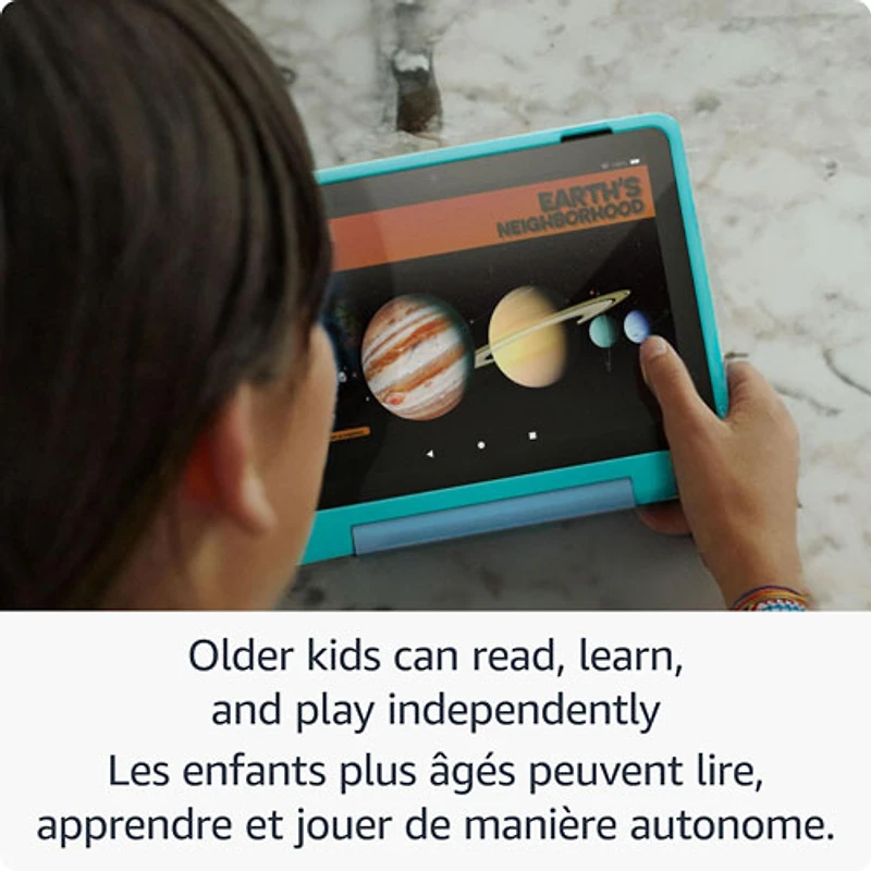 Tablette 8 po 32 Go FireOS Fire HD 8 Kids Pro (2024) d'Amazon avec étui mince à l'épreuve des enfants - Marvel Avengers