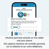 Tablette 8 po 32 Go FireOS Fire HD 8 Kids Pro (2024) d'Amazon avec étui mince à l'épreuve des enfants - Sarcelle