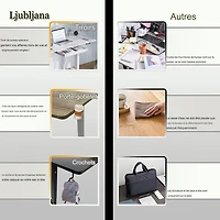 Ljubljana 47" Electric Height Adjustable Standing Desk Standing Desk - Maple