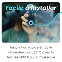 Caméra de tableau de bord 1440p 2K Piqo de Nextbase avec Wi-Fi et GPS