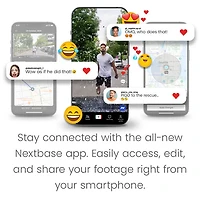 Caméra de tableau de bord 1440p 2K Piqo de Nextbase avec Wi-Fi et GPS