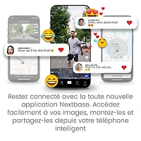 Caméra de tableau de bord 1440p 2K Piqo de Nextbase avec Wi-Fi et GPS