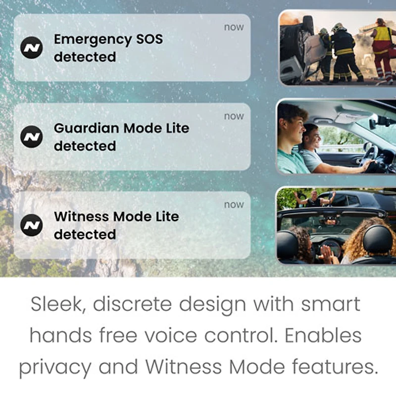 Caméra de tableau de bord 1440p 2K Piqo de Nextbase avec Wi-Fi et GPS