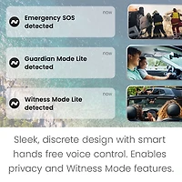 Caméra de tableau de bord 1440p 2K Piqo de Nextbase avec Wi-Fi et GPS