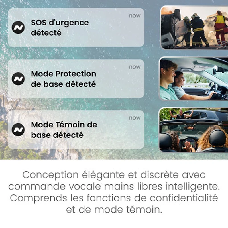 Nextbase Piqo 1K 1080p Dash Cam with Wi-Fi & GPS