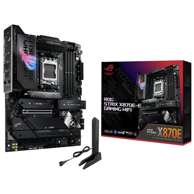 Carte mère DDR5 AM5 Wi-Fi 7 ROG Strix X870E-E Gaming d'ASUS