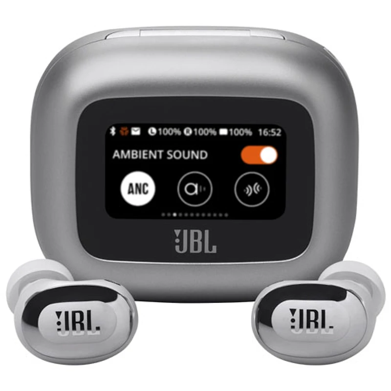 JBL Live Buds 3 In-Ear Noise Cancelling True Wireless Earbuds - Silver