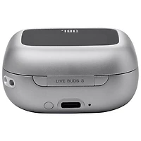 JBL Live Buds 3 In-Ear Noise Cancelling True Wireless Earbuds - Silver