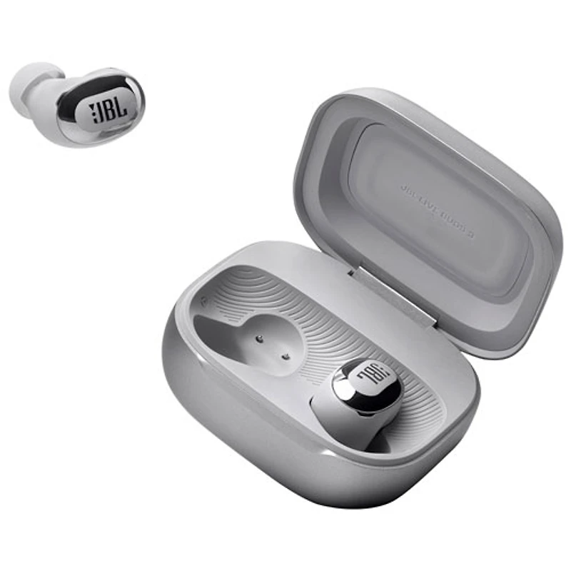 JBL Live Buds 3 In-Ear Noise Cancelling True Wireless Earbuds - Silver