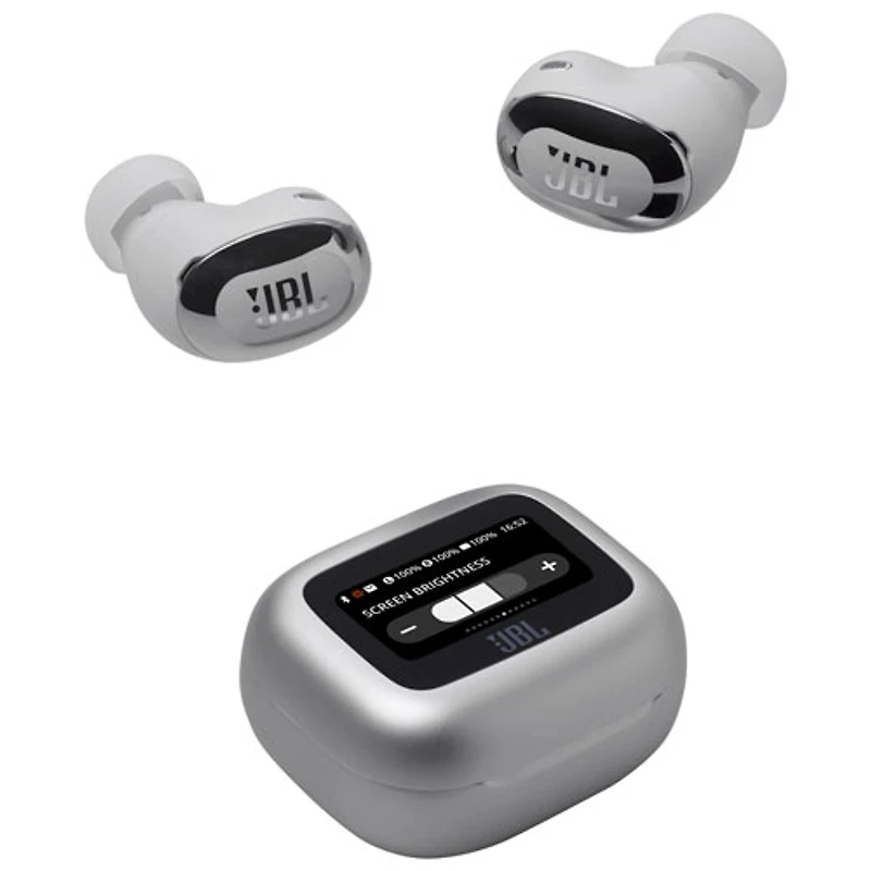JBL Live Buds 3 In-Ear Noise Cancelling True Wireless Earbuds - Silver