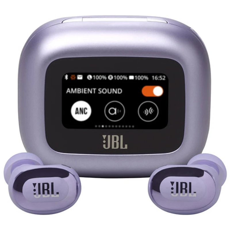 JBL Live Buds 3 In-Ear Noise Cancelling True Wireless Earbuds - Purple