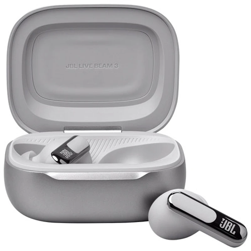 JBL In-Ear Live Beam 3 Noise Cancelling True Wireless Earbuds - Silver
