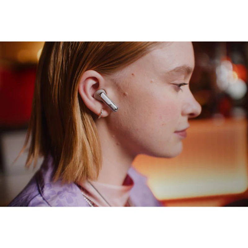 JBL In-Ear Live Beam 3 Noise Cancelling True Wireless Earbuds - Silver