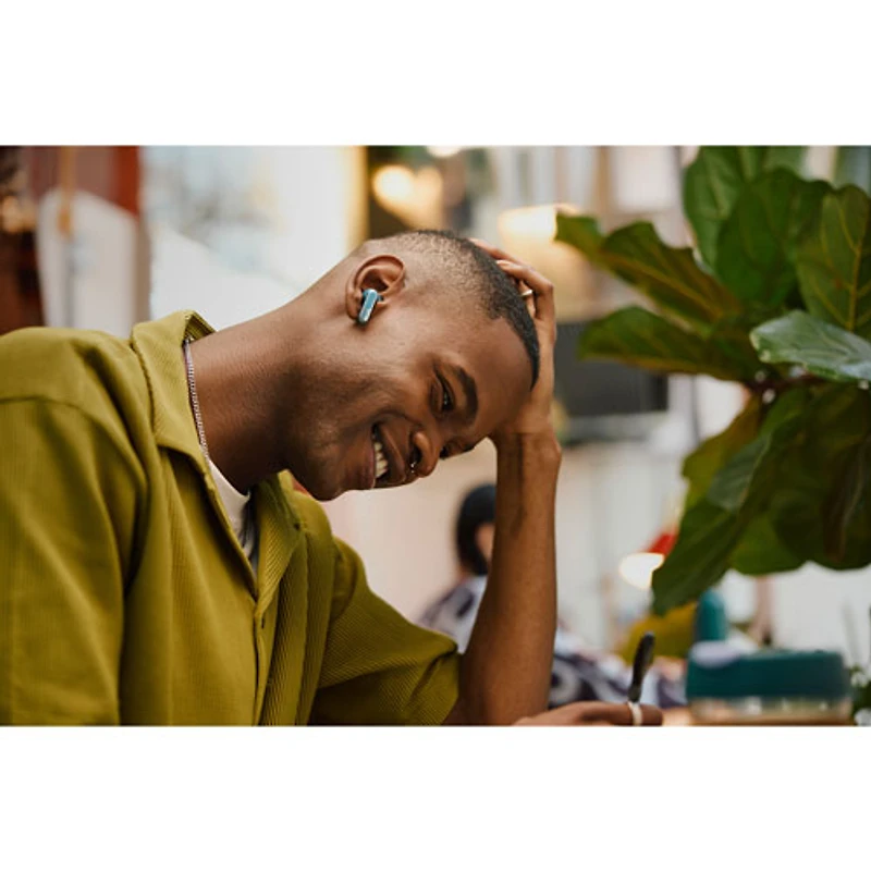 Écouteurs boutons 100 % sans fil à suppression du bruit Live Beam 3 de JBL - Bleu