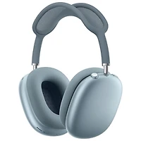 Casque d'écoute Bluetooth à suppression du bruit AirPods Max (USB-C) d'Apple - Bleu