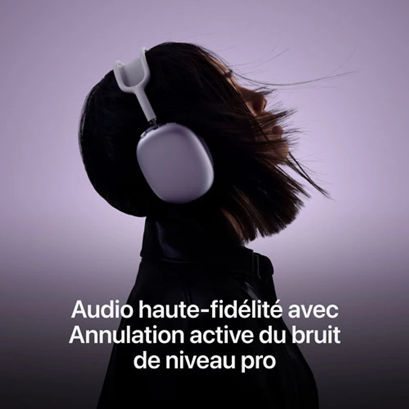 Casque d'écoute Bluetooth à suppression du bruit AirPods Max (USB-C) d'Apple - Bleu