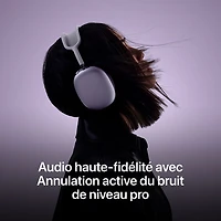 Casque d'écoute Bluetooth à suppression du bruit AirPods Max (USB-C) d'Apple - Bleu