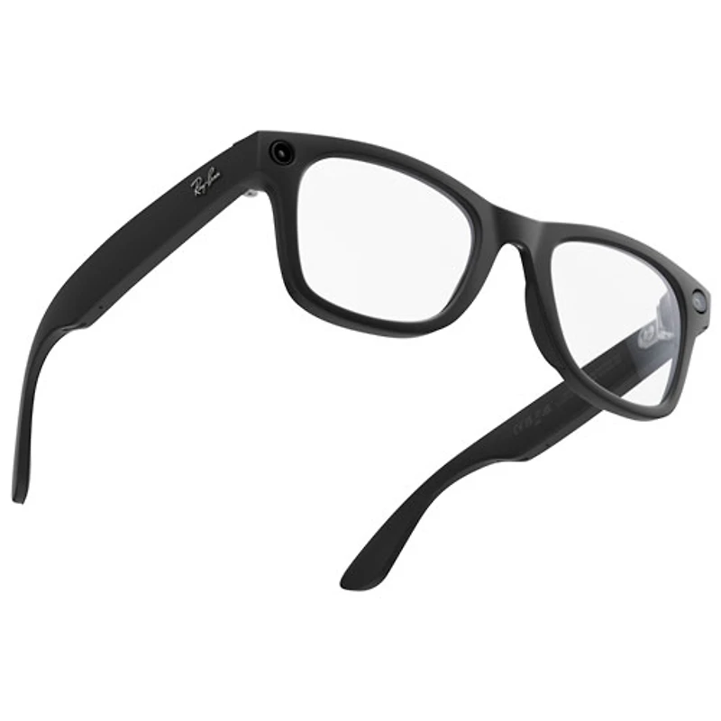 Lunettes Wayfarer (1re génération) de Ray-Ban | Meta avec IA, photo, vidéo, audio et messagerie - Noir mat/Transitions transparents à vert graphite