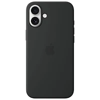 Apple Silicone Fitted Hard Shell Case with MagSafe for iPhone 16 Plus - Black
