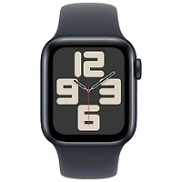 Apple Watch SE (GPS) 40mm Midnight Aluminum Case with Midnight Sport Band - Small/Medium