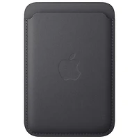 Portefeuille à tissage fin avec MagSafe d'Apple pour iPhone 16 - Noir