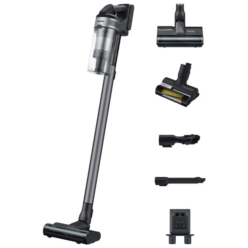 Aspirateur vertical sans sac et sans fil pour animaux domestiques Jet75 de Samsung - Noir - Exclusivité Best Buy