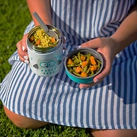 Contenant alimentaire isotherme avec cuillère Food de bbluv - Aigue-marine