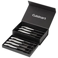 Ensemble 8 pièces avec couteaux en acier inoxydable et coffret-cadeau de Cuisinart (SSC-8STKC) - Noir